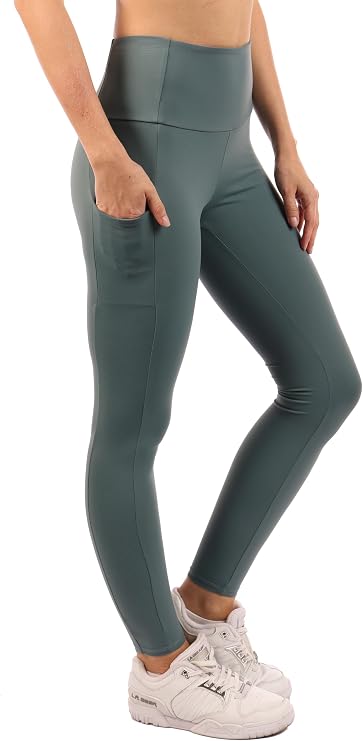Yoga Leggings with Pockets High Waist Tummy Control Super Soft Stretchy Skinny Workout Yoga Pants