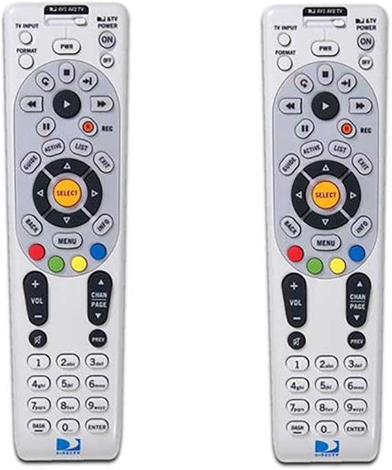 2 Pack - DIRECTV RC66RX IR/RF Remote Control