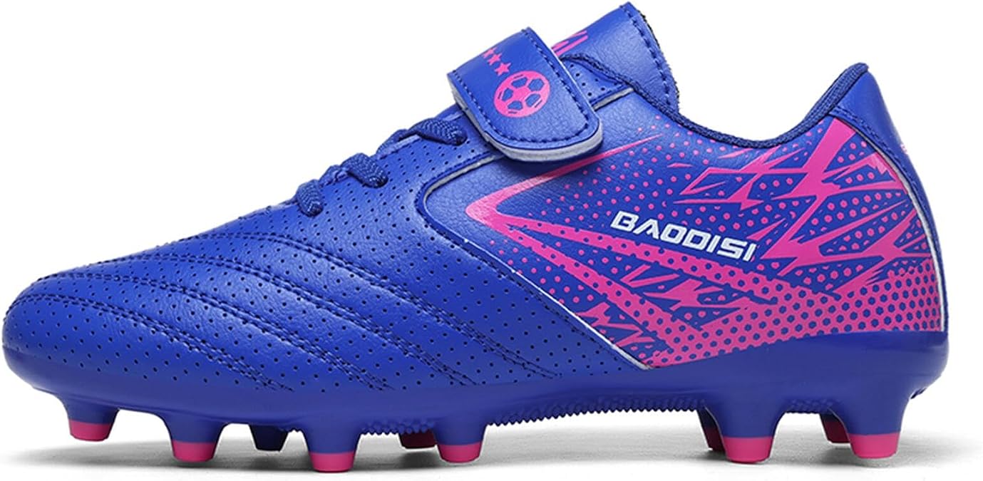 Soccer Cleats for Kids Turf Soccer Shoes Indoor Boys Girls Football Shoes Youth TF AG Artificial Ground Trainning Athletic Sneakers Outdoor