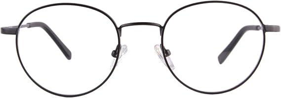 Metal Frame Blue Light Blocking Computer Working Glasses Replacable Lens-ANB609
