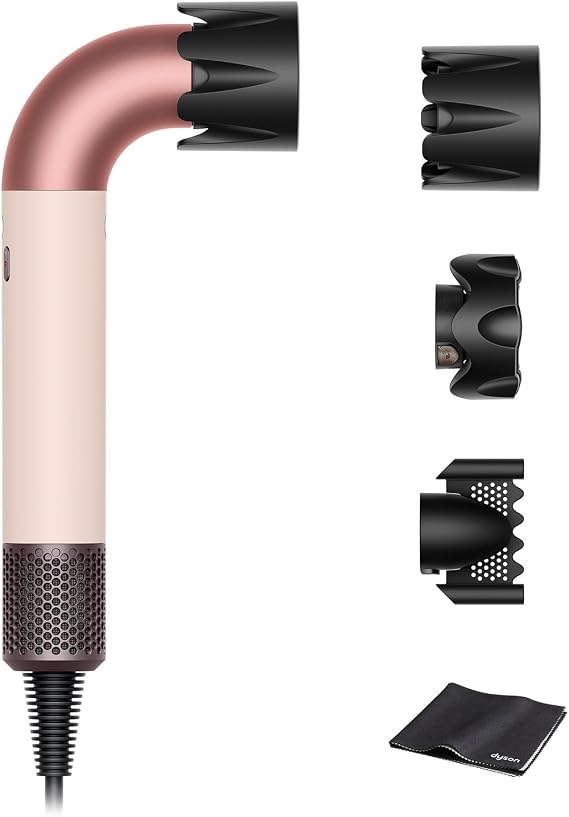 Dyson Dryer Dyson Supersonic r™ Hair Dryer Ceramic Pink HD17 VLP AM High Airflow Quick Dry Lightweight Exclusive Professionally Recognized, Dyson's Lightest Dryer