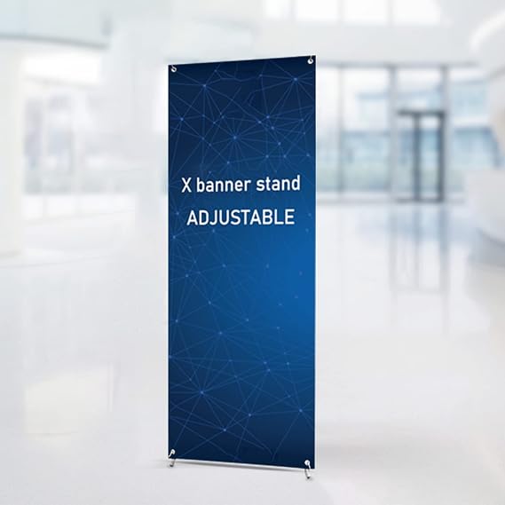 NANYANG 31 12"x72 Premium Aluminum Tripod X-Frame Banner Display Stand (Frame ONLY)