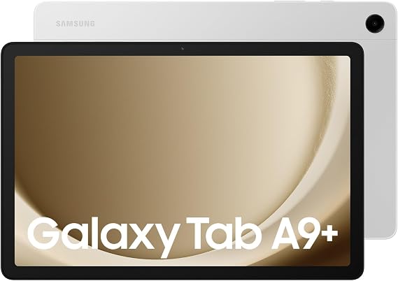 Samsung Galaxy Tab A9+ Android Tablet, 128GB Storage, 6GB RAM, Large Display, 3D Sound, Graphite, (UK Version)