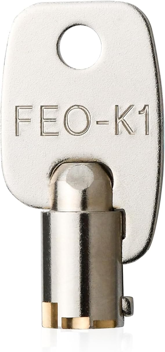 FEO-K1 Elevator Key Fire Service Key Recall Reset Keys, 1-Pack, STKD-AUTO-53-1