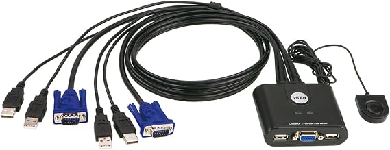 ATEN KVM-Switch CS22U (2 Anschlüsse USB 2.0) schwarz