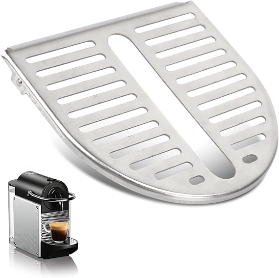 Drip Grid for Pixie Coffee Machines Compatible with Krups, Delonghi & Nespresso Pixie Machine, Coffee Drip Tray Grid Grille Keep Countertop Clean and Prevent Stains and Damage, Aluminum