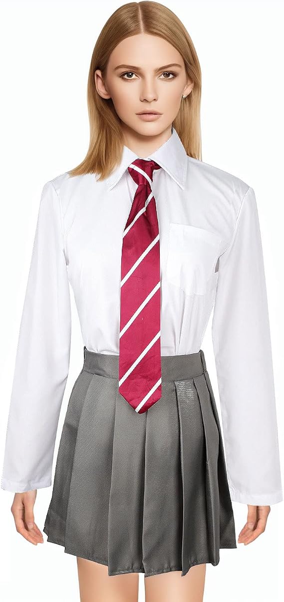 Akira Asai Cosplay Anime Call of The Night Costume Women JK School Uniform Skirt Dress Halloween Suit