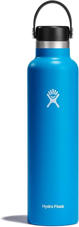 Hydro Flask Standard Mouth Flex Cap Bottle - Stainless Steel Reusable Water Bottle - Vacuum Insulated, Dishwasher Safe, BPA-Free, Non-Toxic