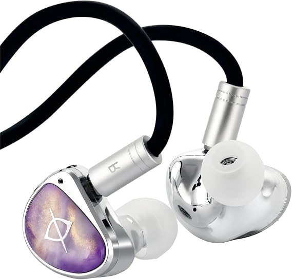 Sabaj EarAcoustic STA-Pro Ultra in-Ear Monitors with Detachable Cable Design, Pure Audio Wired Headphones - Isolation Noise, 3.5mm Jack No Mic