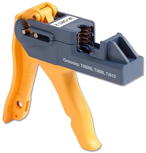 Fluke Networks JR-ORT-2 JackRapid Punch Down Tool for Ortronics TJ5E00, TJ600, TJ610