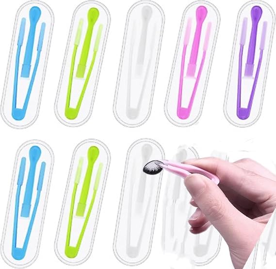 5Pcs Colorful Contact Lens Tool Case Set Contact Applicator with Soft Tip, Remover and Inserter, Suitable for Contact Lens User Practical Tools