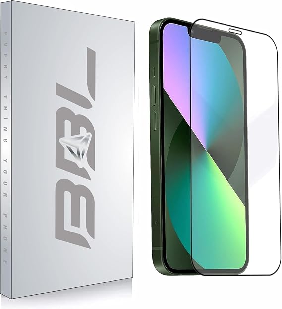 Babilden iPhone 14 İle Uyumlu Ekran Koruyucu Uçtan Kenara Tam Kapsama Dayanıklı Temperli Kırılmaz Cam Koruma