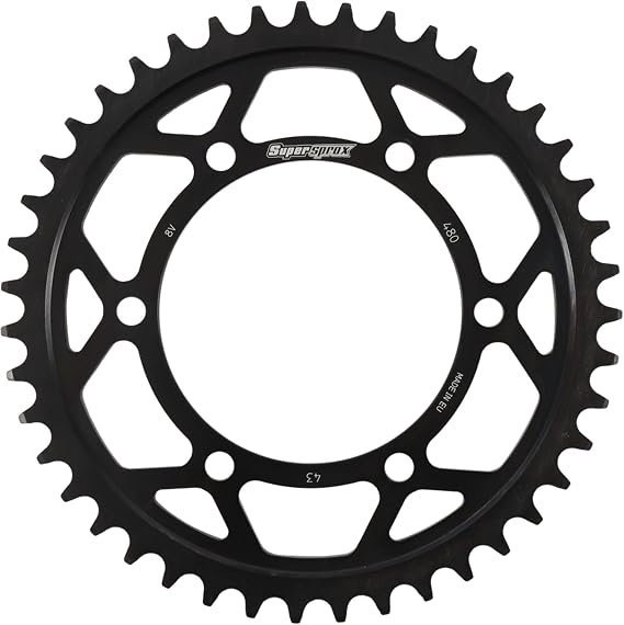 Supersprox Edge Sprocket - 43T Black RFA-480-43-BLK