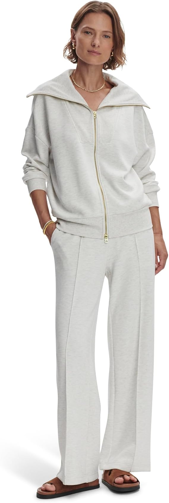 Varley Halley Zip Through Sweat