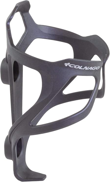 Colnago: BC02 Carbon Bottle Cage - Matte Black, Silver Logo - Matte Black - Silver