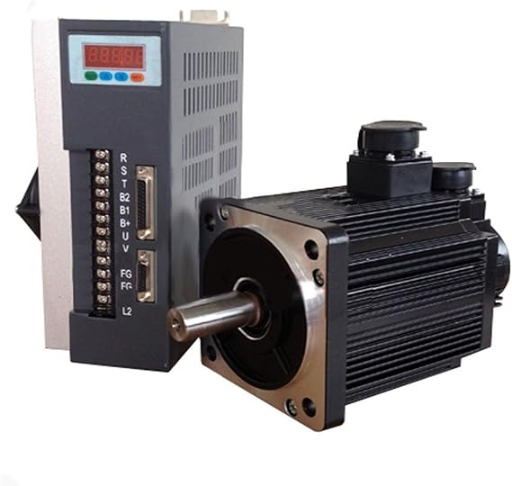 GTPBAO servo CNC 2.3KW 130ST-M15015 AC Servo Motor with 3 Phase Ac Drive Kit 2300W 15N.M 1500RPM 380V AC 130x130mm Flange Servo Motor Industrial Controller