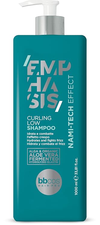 Bbcos Hair Pro Emphasis Curling Low Shampoo pH 5.0/5.5 Nami-Tech Effect Hair Care Shampoo | Parabens Free
