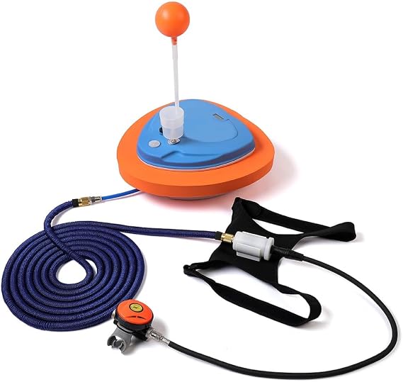 Diving Ventilator System, Max 2.7 Hours Scuba Diving Tank, for Underwater Work, Diving, Telescopic Hose, Breathing Regulator