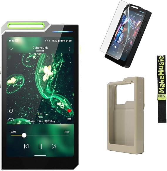 HiBy R4 mp3 mp4 Players & Accessories Set(Green)