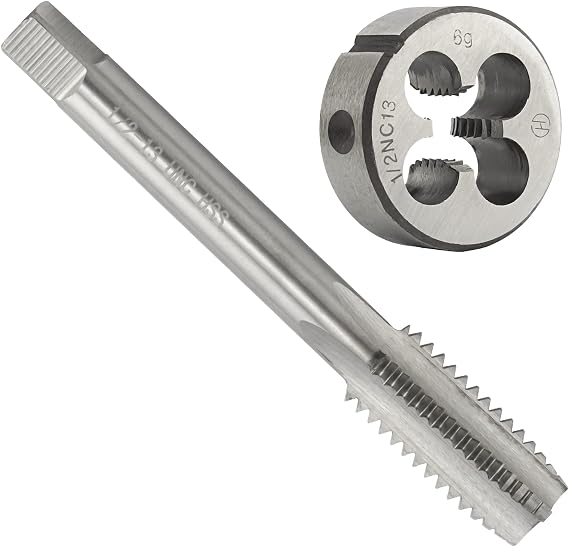 1/2"-13 UNC Machine Tap And Die Set Right Hand