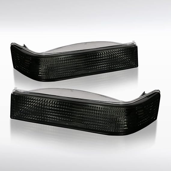 Autozensation Bumper Lights For 1993-1996 Jeep Grand Cherokee Smoke