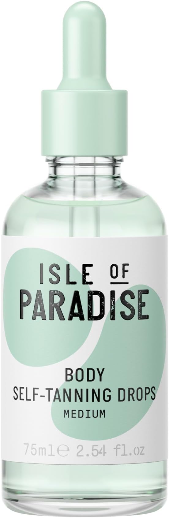 Isle of Paradise Self-Tanning Body Drops, Green: For Medium Skin Tones, 75ml