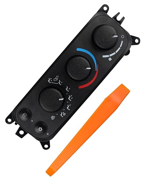 Climate Control Module Fits for Dodge Dakota Ram 1500 Ram 2500 2001-2005, HVAC Control Panel Replace 599-212