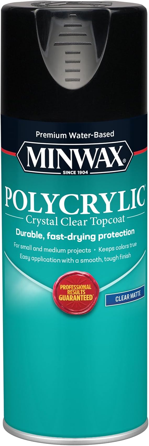 Minwax Polycrylic Protective Finish, Clear Matte, Clear, 11.5 oz
