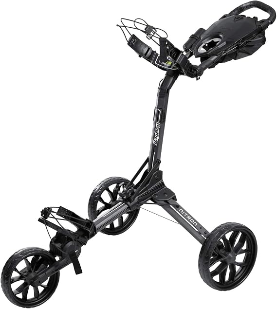 BagBoy Nitron Trolley 3 Wheel Golf Push Cart Lightweight Folding Trolley