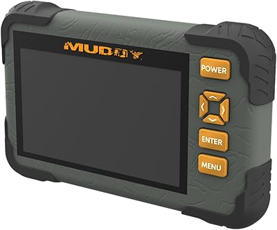 Muddy CRV3 HD SD Card Viewer - Durable Water-Resistant Hunting Outdoor SD Card ReaderViewer with 4.3 LCD Screen & Headphone Jack for Audio - Supports up to 32GB