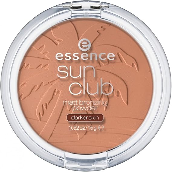 essence sun club matt bronzing powder, mattifying, matte (15g)