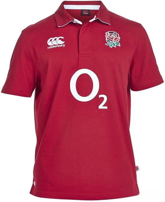 Canterbury England Alternate Classic Short Sleeve Rugby Jersey
