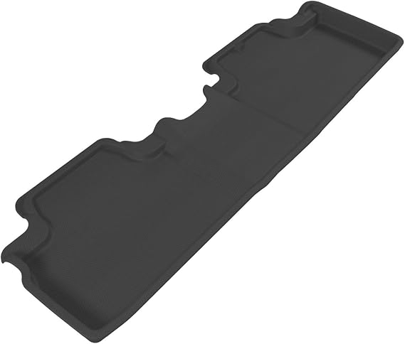 3D MAXpider Second Row Custom Fit All-Weather Floor Mat for Select Honda Civic Models - Kagu Rubber (Black)