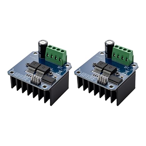 2-Pieces Set of BTS7960 43A High-Power Motor Driver Modules, Ideal for Arduino with Current Limiting Function and Suitable as Smart Car Driver Modules