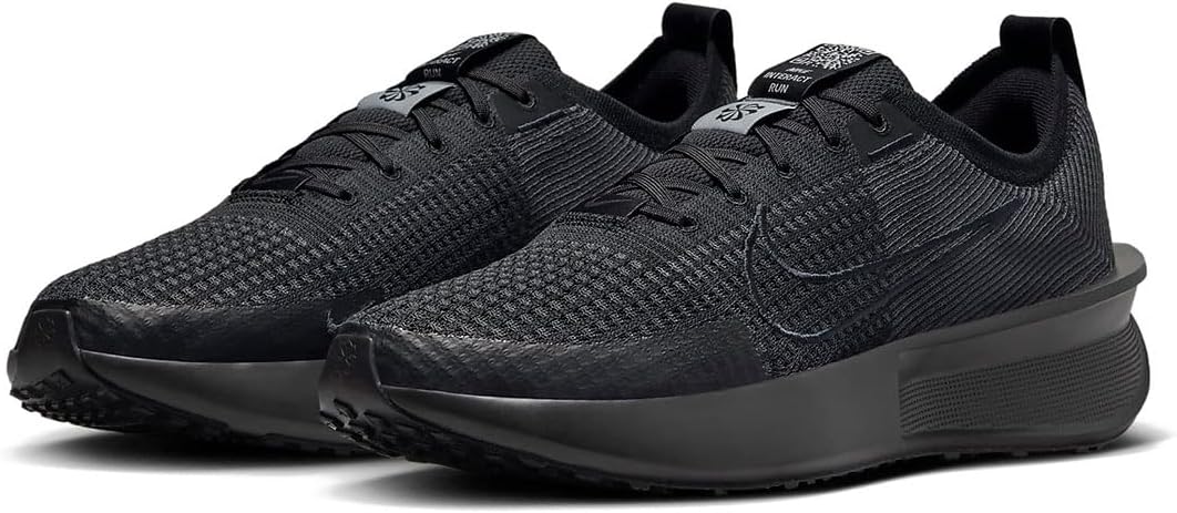 Nike FD2291-005 Interact Run Shoes Sneakers, BlackWolf GrayAnthracite