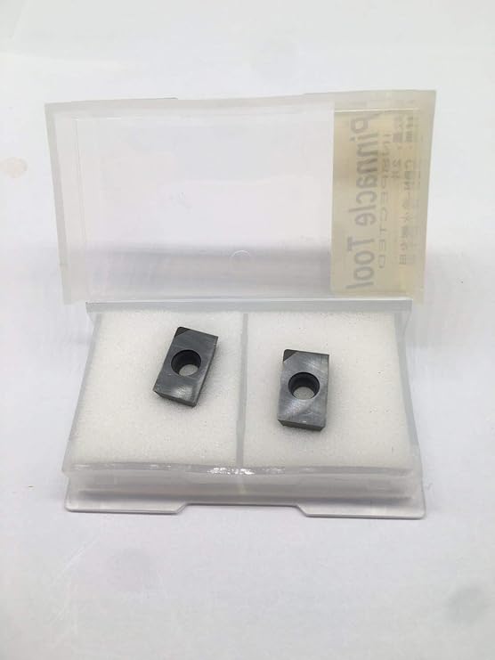 GBJ-1 2pcs CNC Cutting Tools CBN APKT113508/160404/160408 CBN For maching Hardened Steel and High Hardness Steel (APKT160408 CBN)