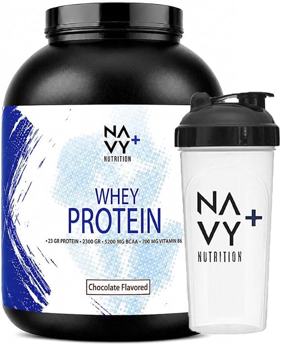 Navy Plus Nutrition 2300 Gr Whey Protein Tozu Çikolata Aromalı + Shaker