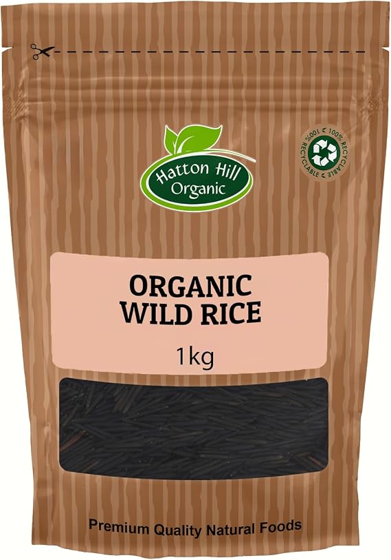 Organic Wild Rice 1kg by Hatton Hill Organic
