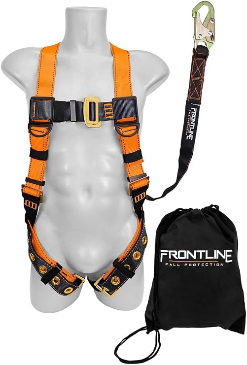 FRONTLINE FALL PROTECTION Combat Compliance Kit | Harness 5 point | Applicable ANSI-OSHA standards