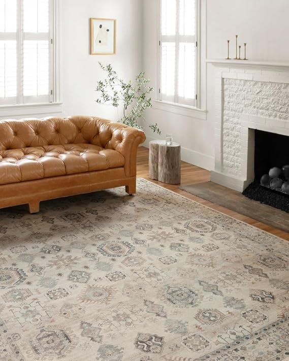 Loloi Hathaway Beige/Multi 5'-0" x 7'-6" Area Rug