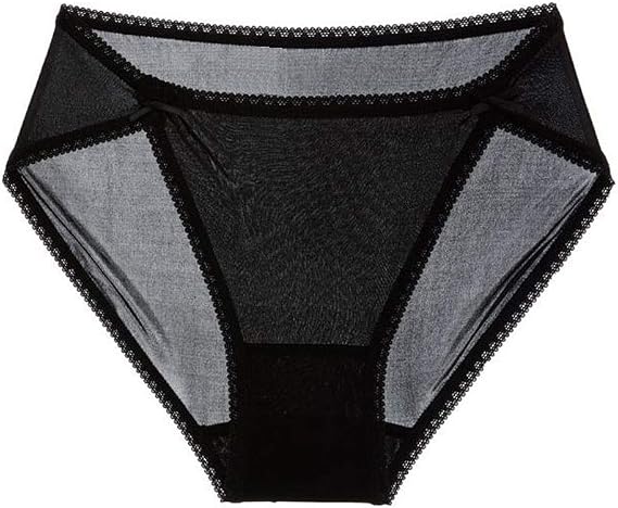 Women's 100% Genuine Silk Bikini Panties High Cut Breathable