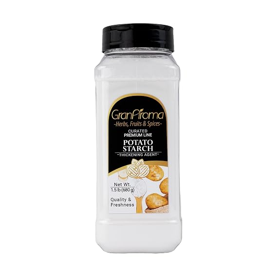GranAroma Potato Starch, Neutral Flavor, Ideal for Baking & Thickening (1.5 Pound)