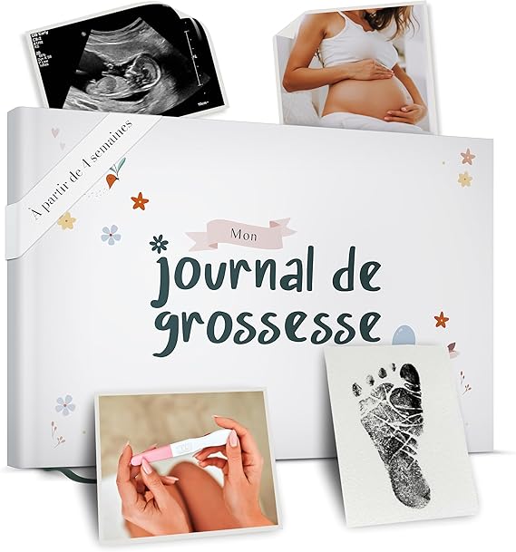 Pregnancy Journal Gift - Luxury Pregnancy Book for Mums to Be - Pregnancy Book Includes Calendar, Scrapbook, Checklist, Organizer and Baby Book Memories (Animals)