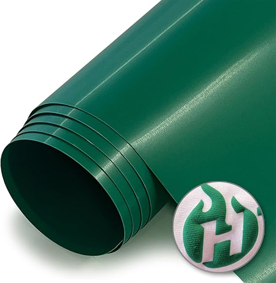 HT Puff Heat TransferVinyl 20" (Green, 1 Foot) - Heat Press Iron on Puff Vinyl Paper for T-Shirt, Fabric, 3D DIY Craft, Art Projects