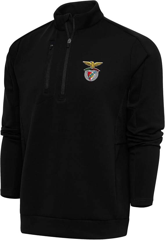 Antigua Benfica Genesis Mens Quarter Zip Pullover