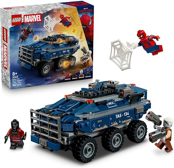 LEGO Marvel Örümcek Adam Hapishane Nakliye Aracı Takibi 76349
