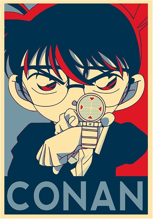 General ART Poster Detective Conan Propaganda Shinichi - Formato A3 (42x30 cm)