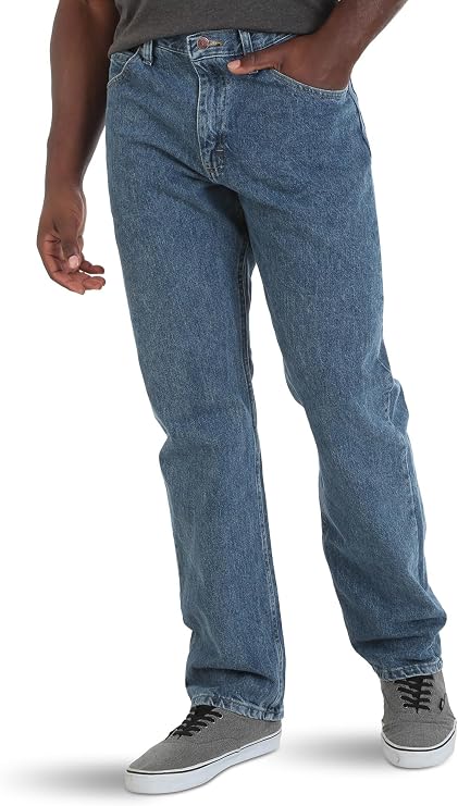 Wrangler Authentics Men's Classic 5-Pocket Relaxed Fit Cotton Jean