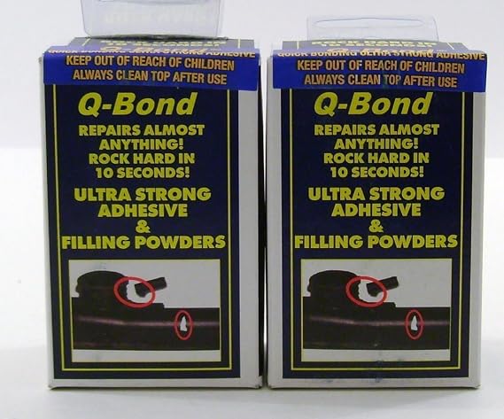 Q Bond Repair Kit Small Quick Bonding Adhesive 2 Pack