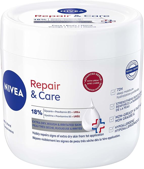 NIVEA Repair and Care Advanced Repair Body Cream, 400 ml
